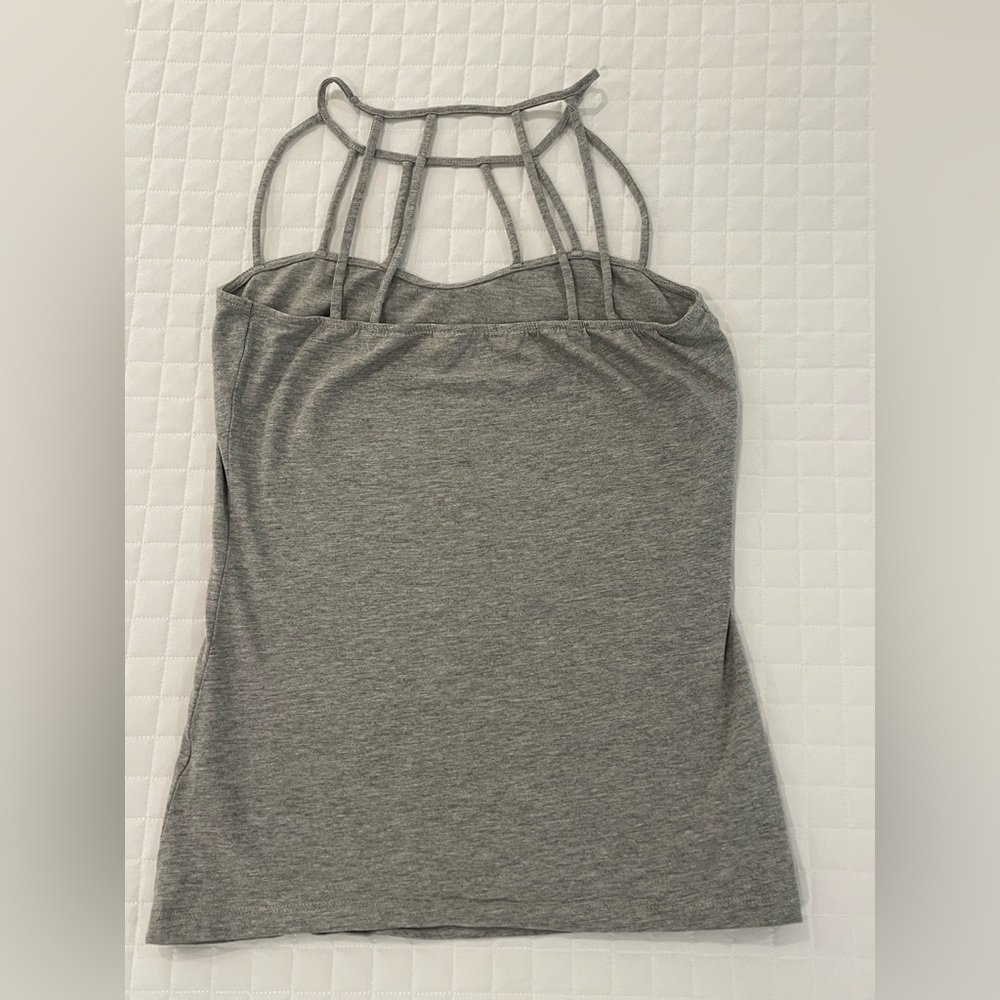 VENUS Gray‎ Strappy Tank Top Size Small - Picture 4 of 6